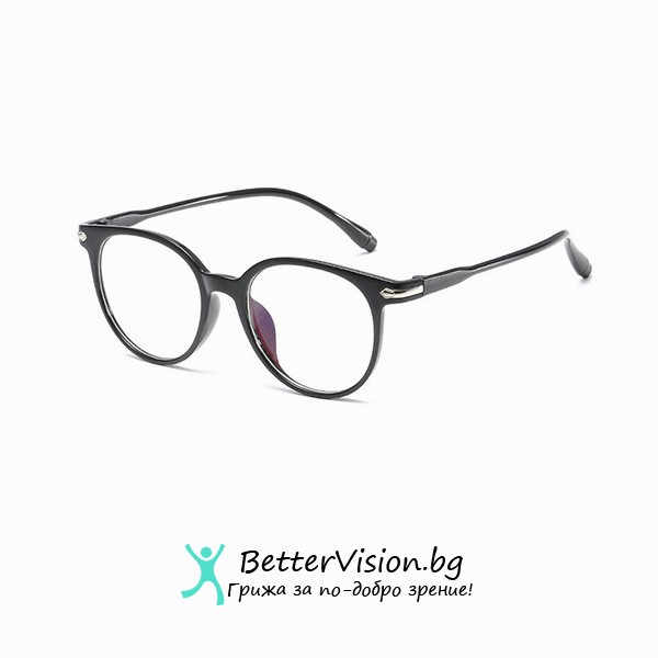 Дизайнерски Очила за компютър - Черен мат (Anti Blue Light)