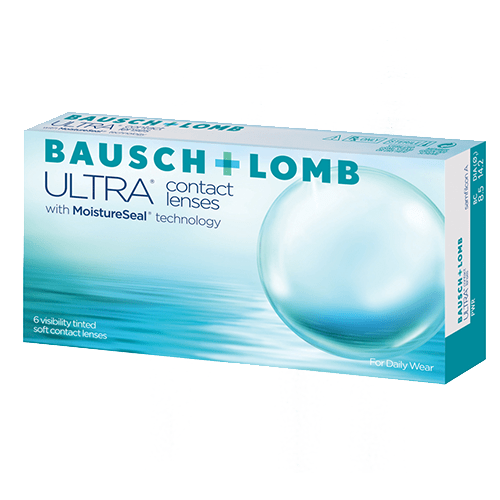 Контактни лещи за очи с диоптър Ultra (6 лещи) на Bausch&Lomb