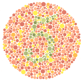 Тест за Далтонизъм (Цветна слепота) на Ишихара картина 10
