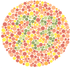 Тест за Далтонизъм (Цветна слепота) на Ишихара картина 13