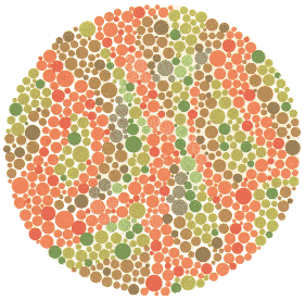 Тест за Далтонизъм (Цветна слепота) на Ишихара картина 14