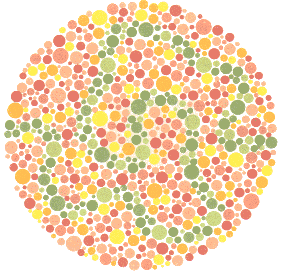Тест за Далтонизъм (Цветна слепота) на Ишихара картина 20
