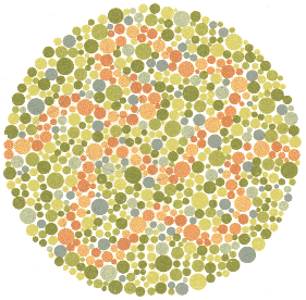 Тест за Далтонизъм (Цветна слепота) на Ишихара картина 21