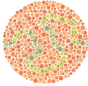 Тест за Далтонизъм (Цветна слепота) на Ишихара картина 22