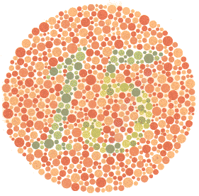Тест за Далтонизъм (Цветна слепота) на Ишихара картина 6