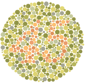 Тест за Далтонизъм (Цветна слепота) на Ишихара картина 9