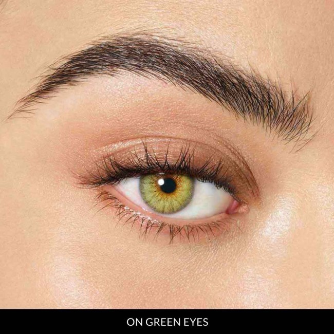 forest green lenses on green eyes