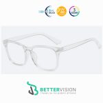 Очила за компютър - Retro - Кристално бяло