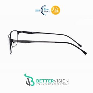 Бизнес титаниеви очила за компютър със стъкла BetterVision