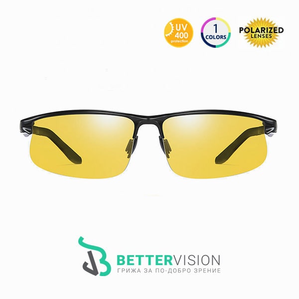 Жълти очила за нощно шофиране - Premium
