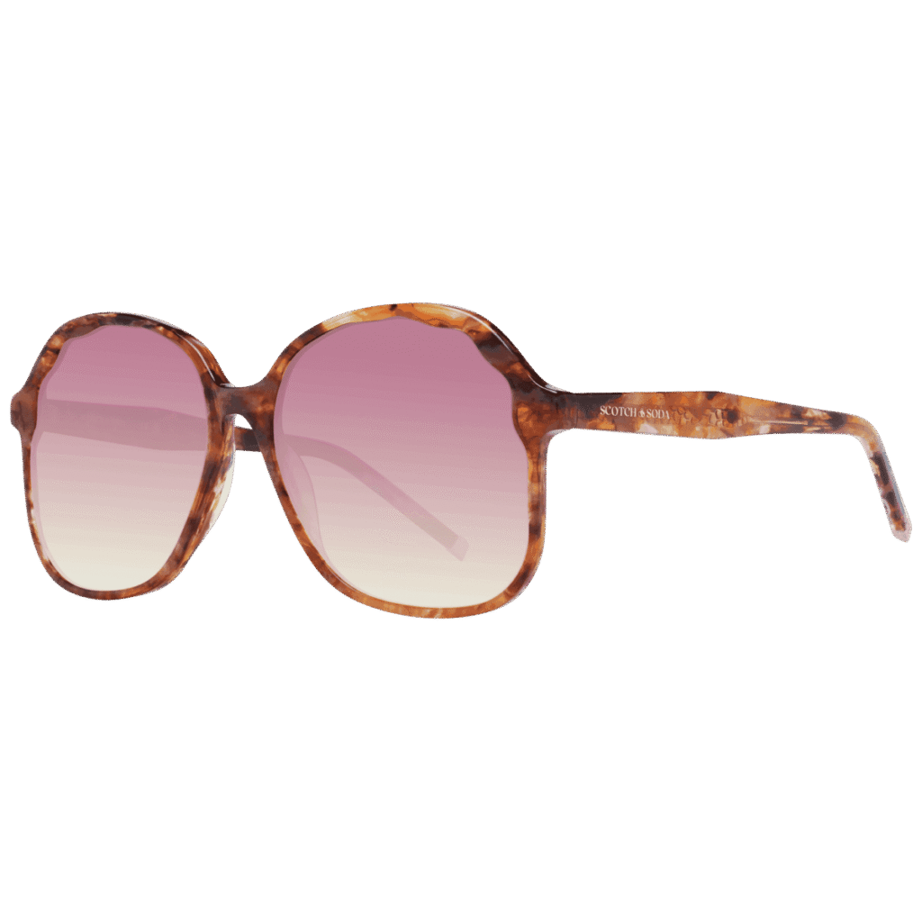 Scotch & Soda SS7027 200 58 в кафява рамка — изглед отпред