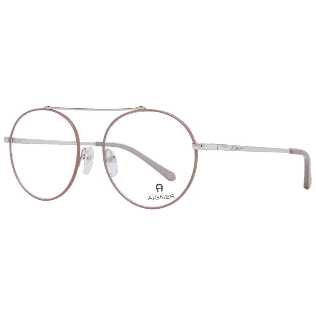 Aigner 30585-00170 52 Titanium в кафява рамка — изглед отпред