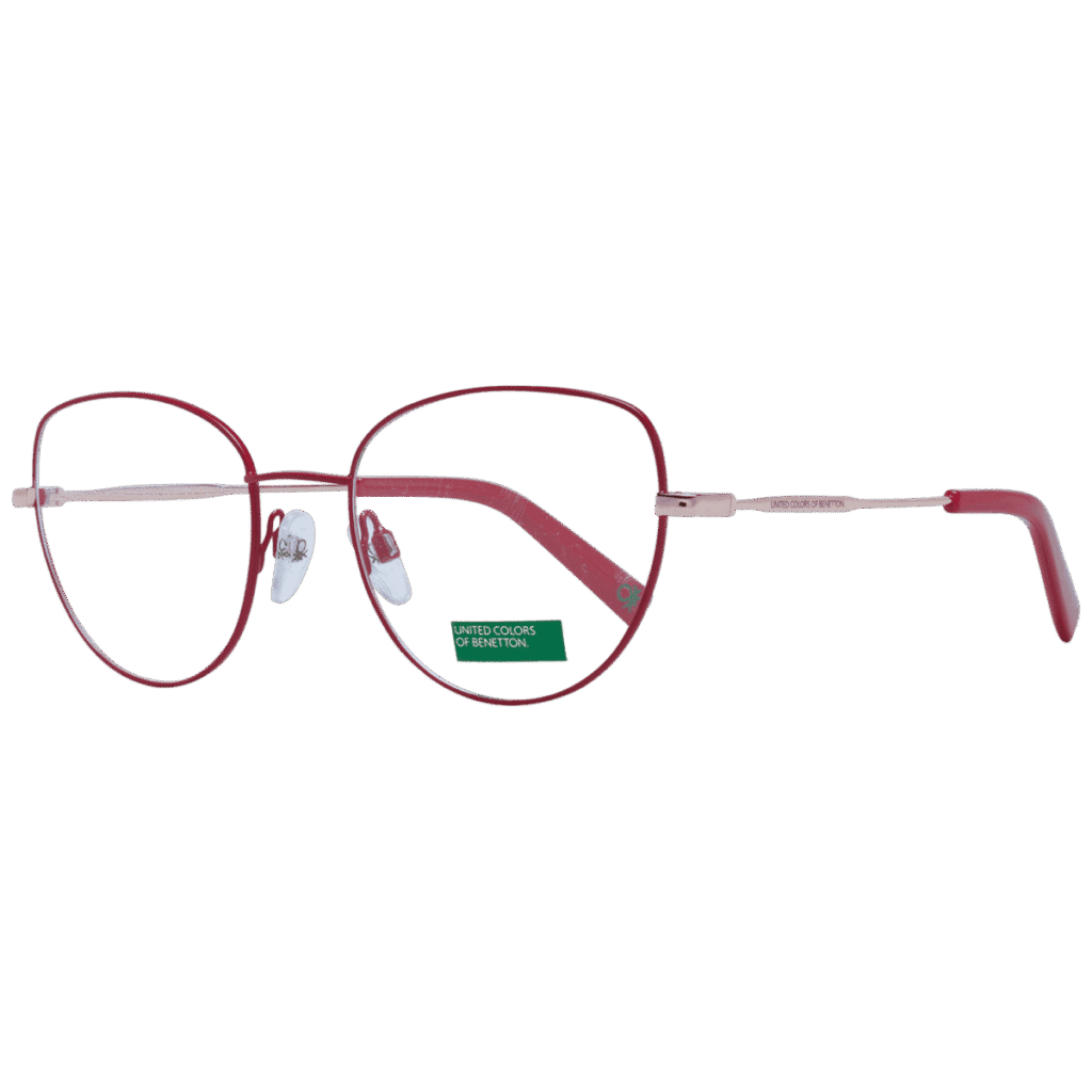 Benetton Optical Frame BEO3026 200 52 в червена рамка — изглед отпред