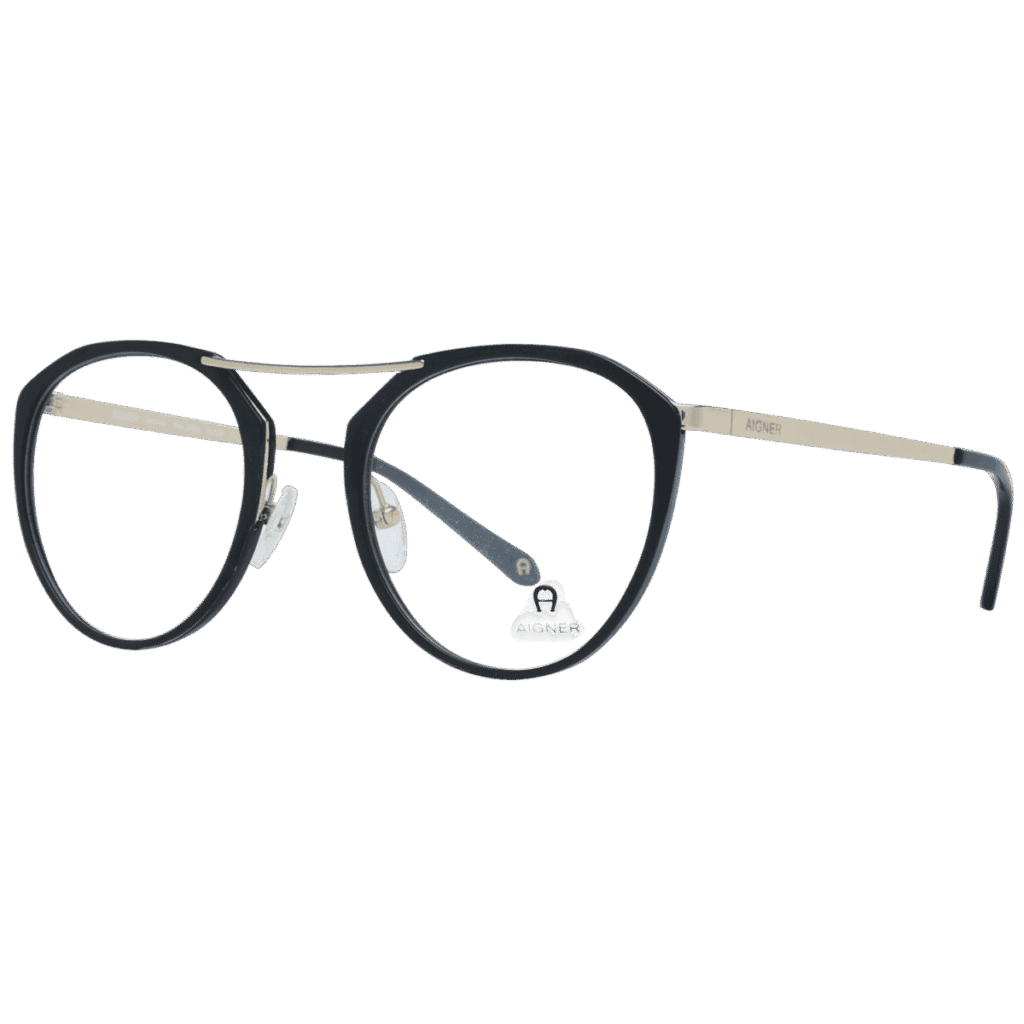 Aigner Optical Frame 30583-00610 51 Titanium в черна рамка — изглед отпред