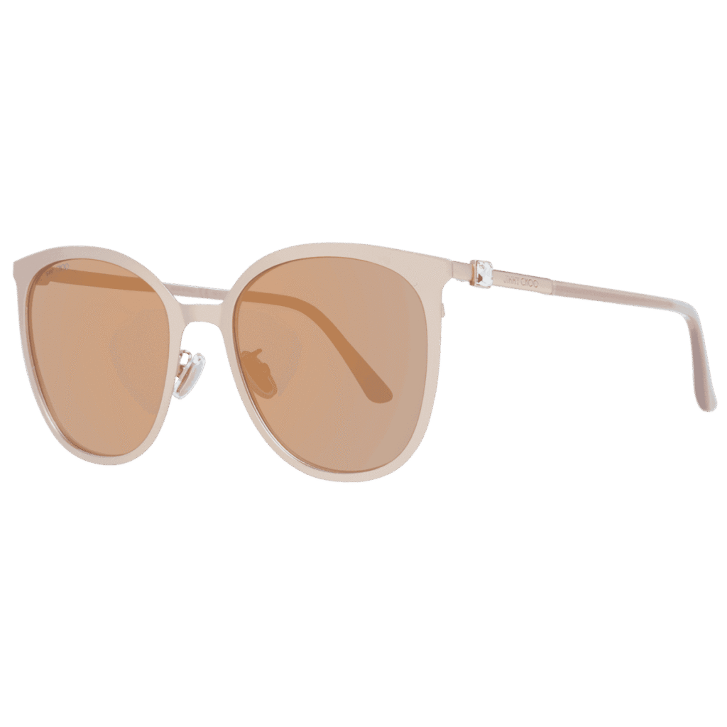 Jimmy Choo ORIA/G/SK 56 DDBJL в златиста рамка — изглед отпред