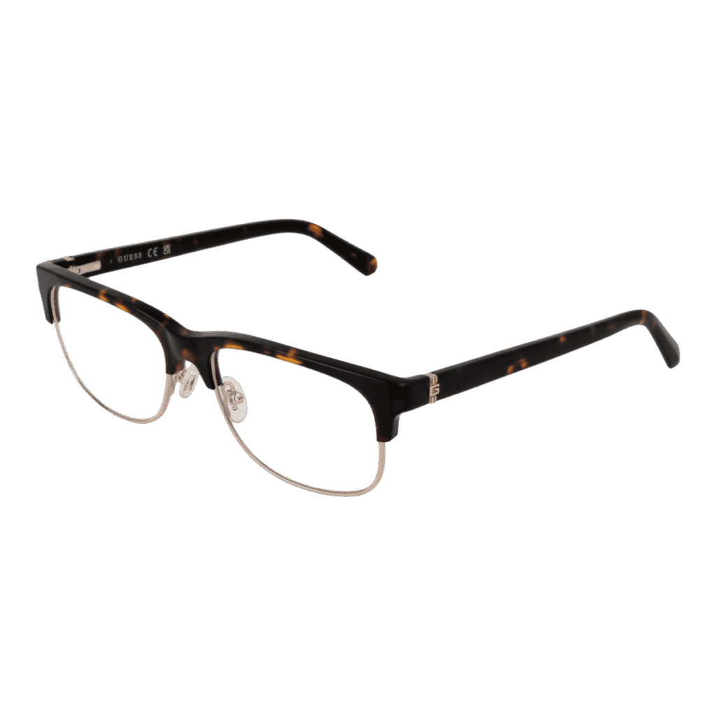 Рамки за очила Guess GU50081 55052 в кафява рамка — изглед отпред