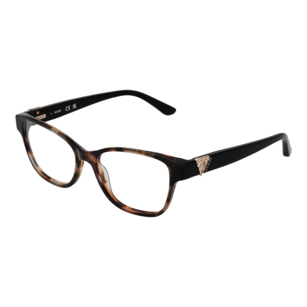 Рамки за очила Guess GU2854-S 51053 в кафява рамка — изглед отпред