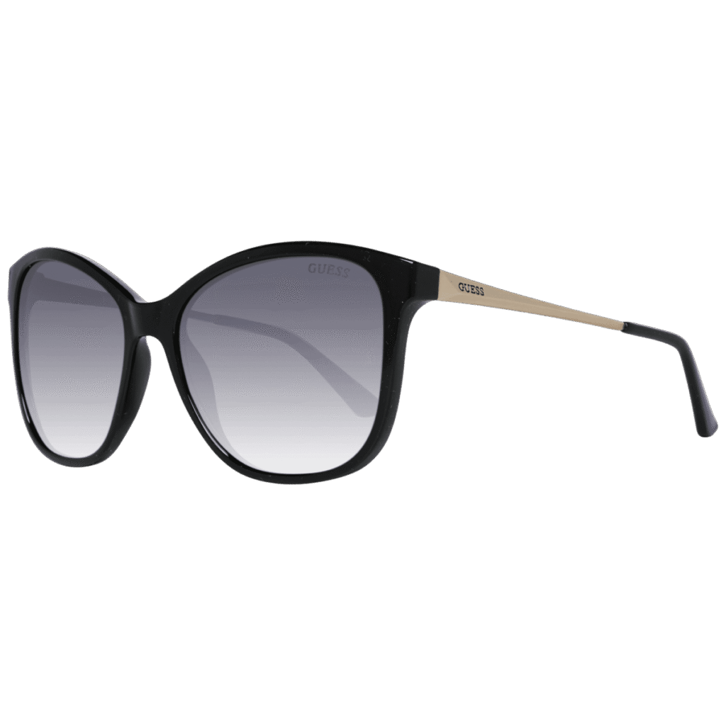 Слънчеви очила Guess GU7502 5701A в черна рамка — изглед отпред
