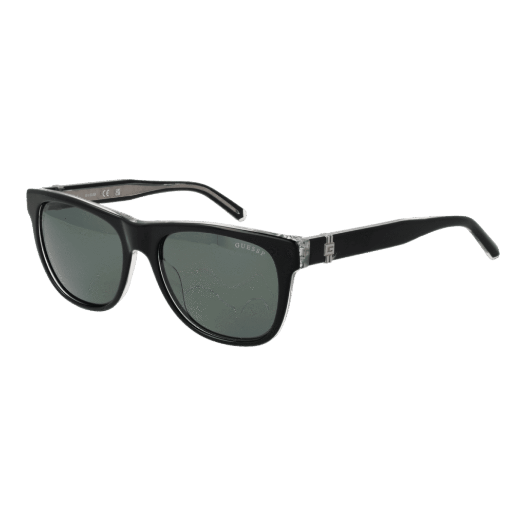 Слънчеви очила Guess GU00075 5401R в черна рамка — изглед отпред
