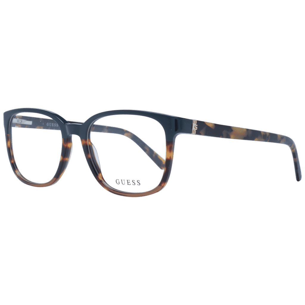 Рамки за очила Guess GU50080 53056 в кафява рамка — изглед отпред