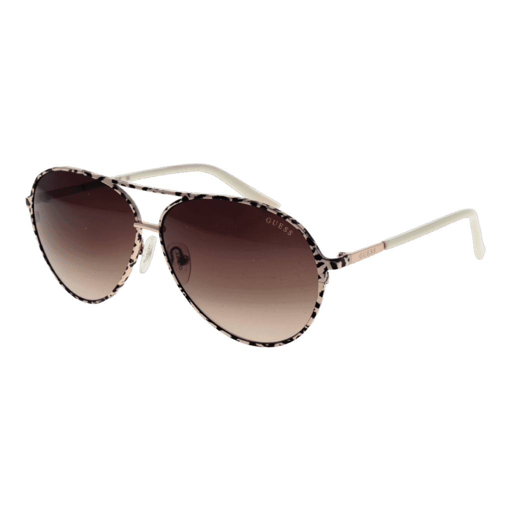 Слънчеви очила Guess GU7847 6033F в крем рамка — изглед отпред