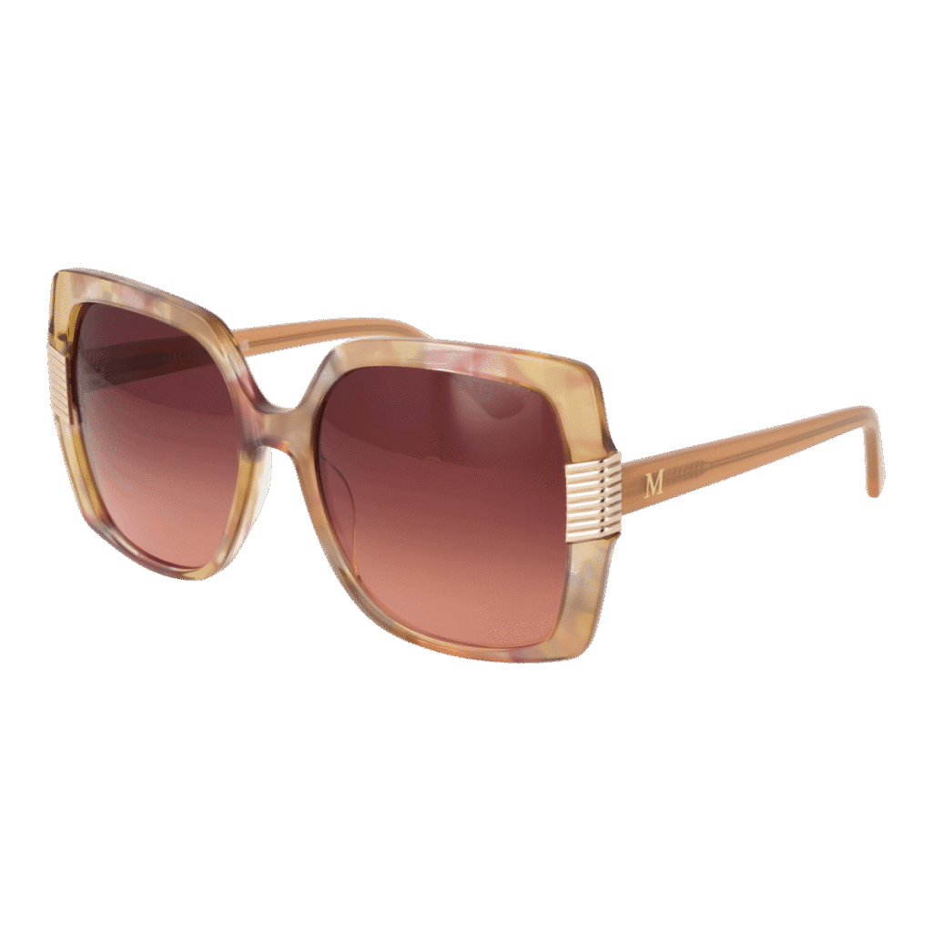 Слънчеви очила Marciano by Guess GM0828 5759F в бежова рамка — изглед отпред
