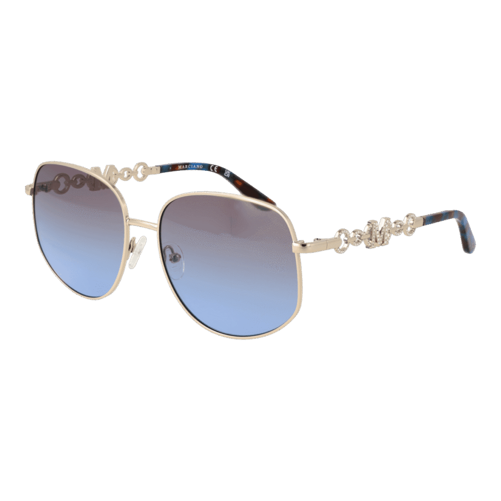 Слънчеви очила Marciano by Guess GM00003 5932W в златиста рамка — изглед отпред