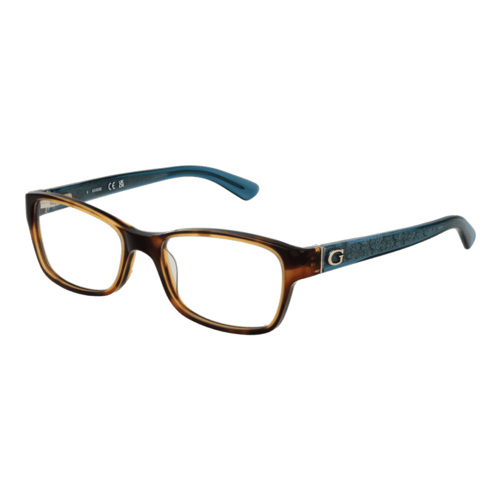 Рамки за очила Guess GU2591 53052 в кафява рамка — изглед отпред