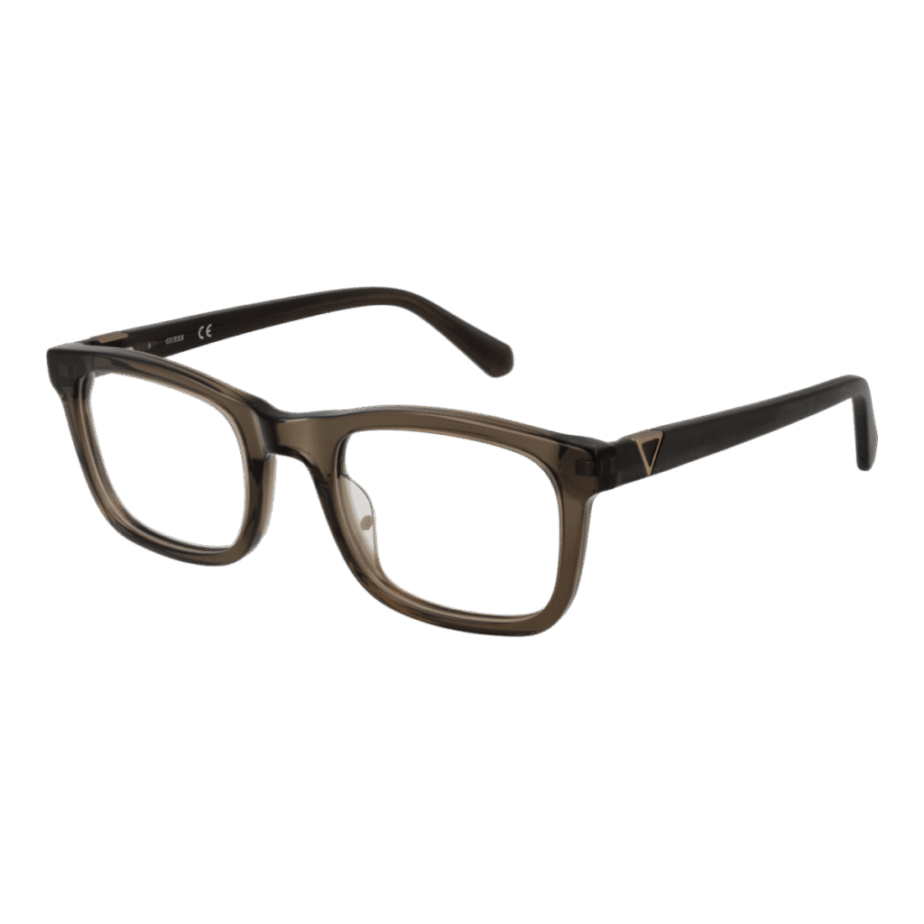 Рамки за очила Guess GU50002 51045 в кафява рамка — изглед отпред