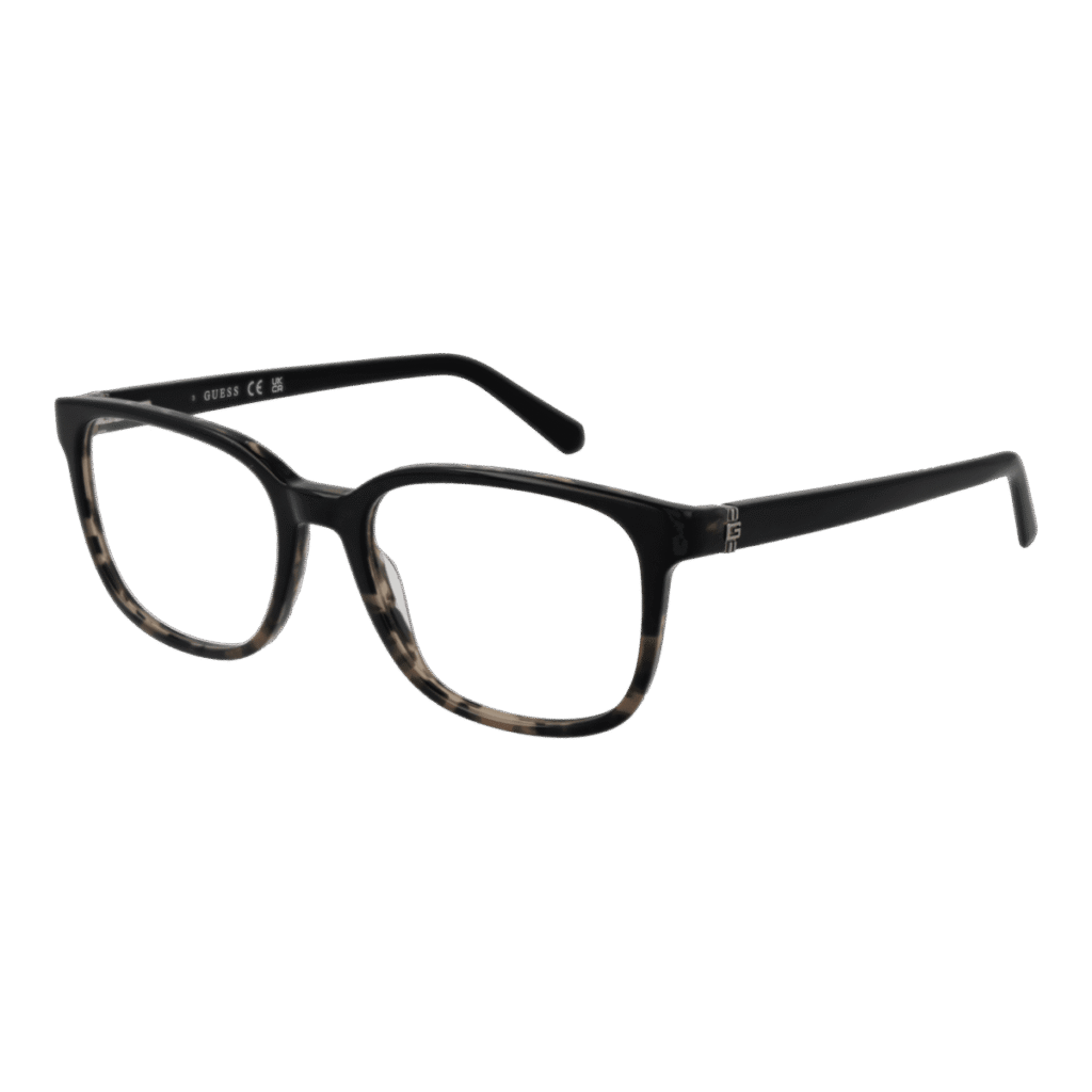Рамки за очила Guess GU50080 53005 в черна рамка — изглед отпред