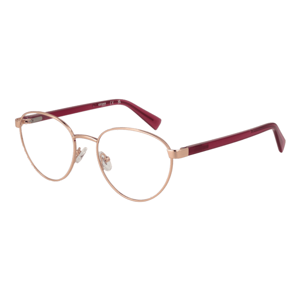 Рамки за очила Guess GU8282 51028 в розово злато рамка — изглед отпред