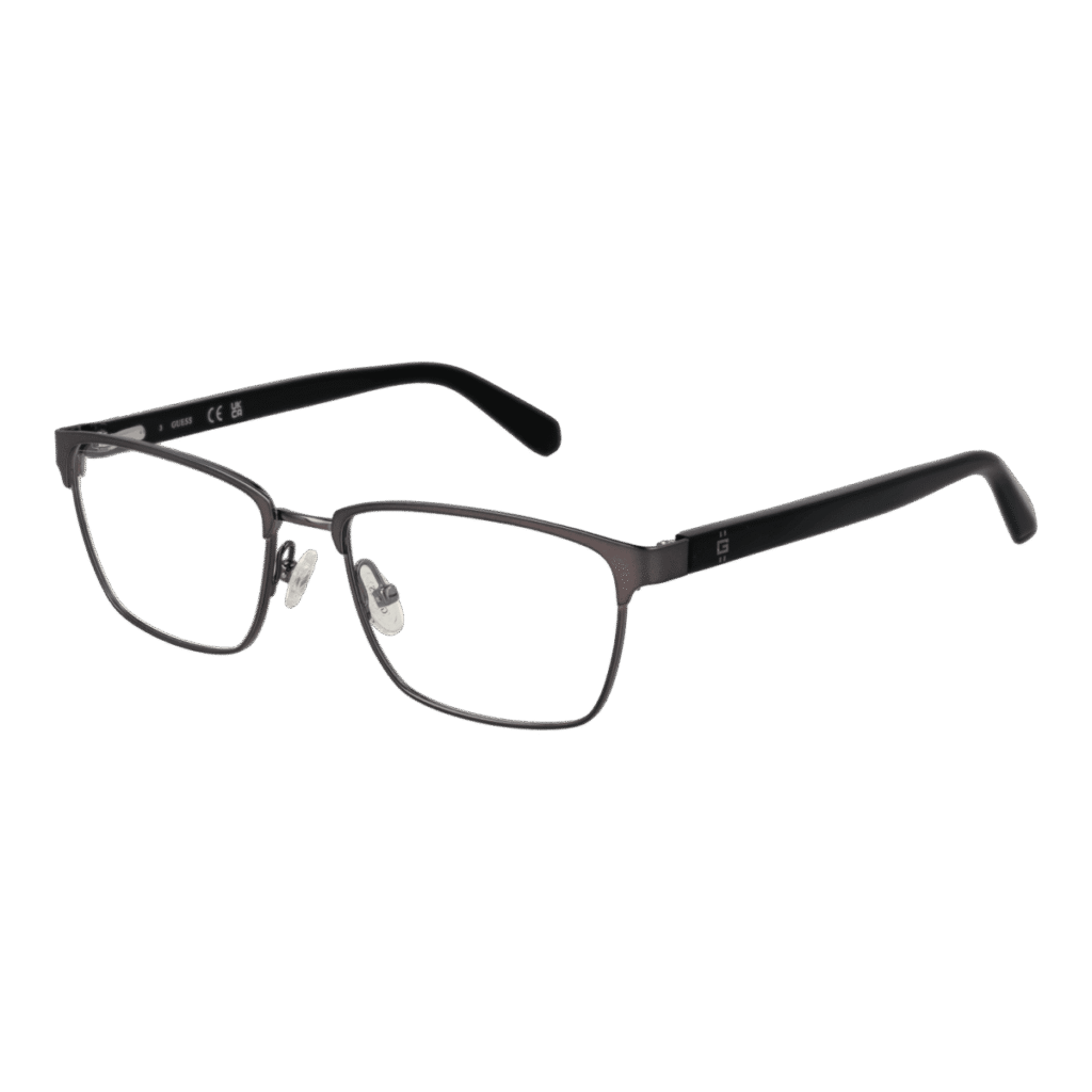Рамки за очила Guess GU50091 53007 в сребриста рамка — изглед отпред