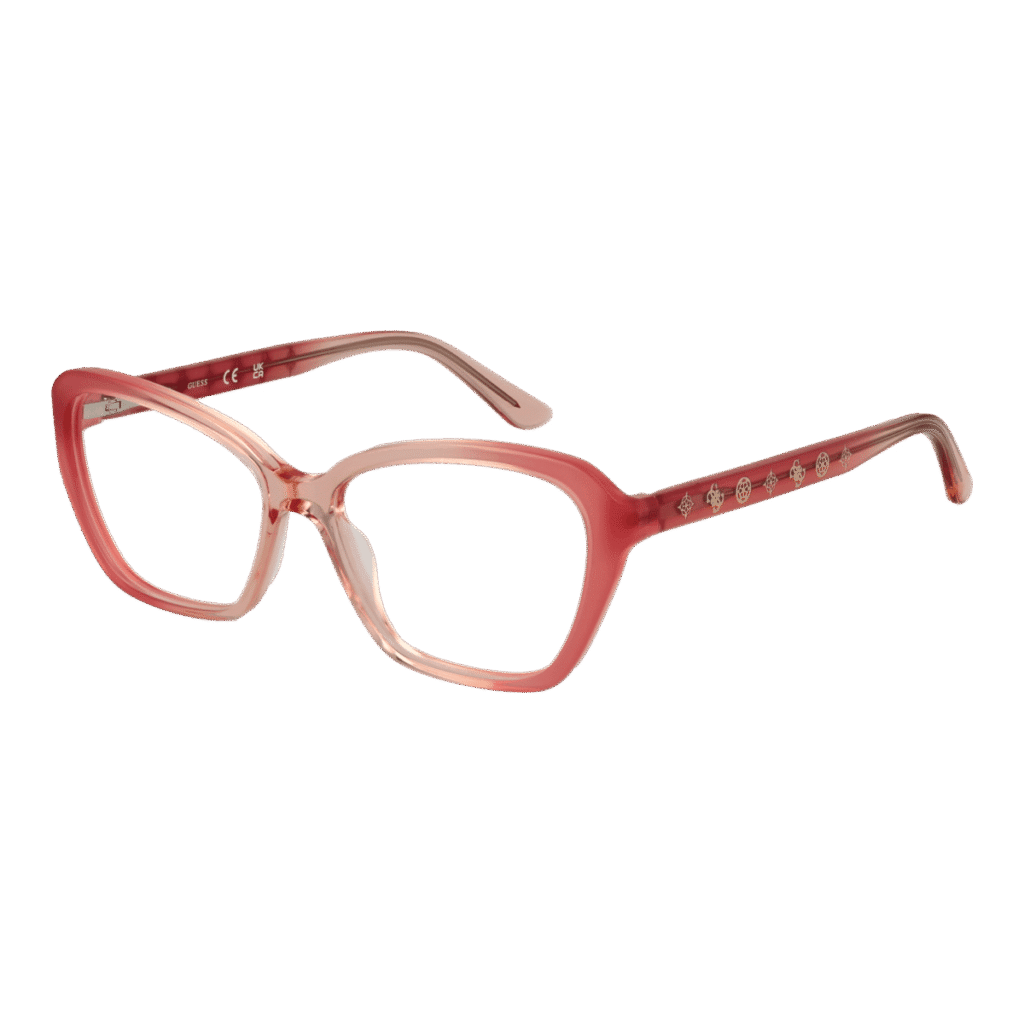 Рамки за очила Guess GU50115 52074 в роза рамка — изглед отпред