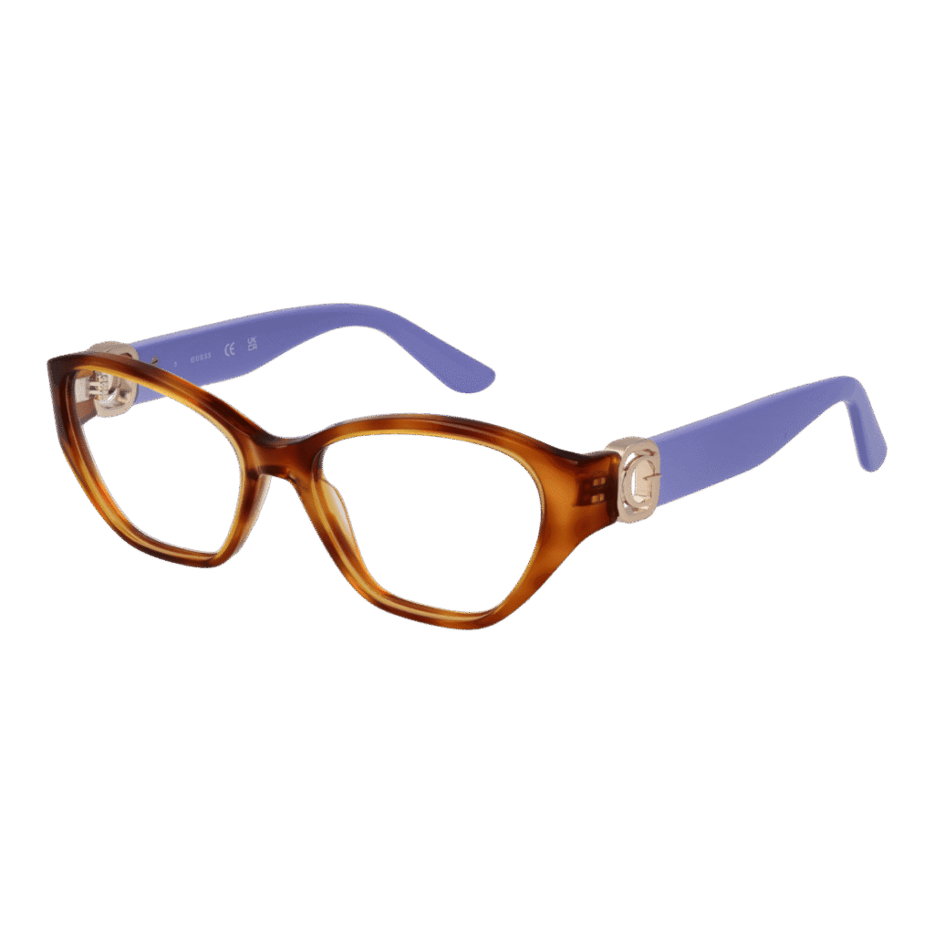 Рамки за очила Guess GU50119 51053 в кафява рамка — изглед отпред