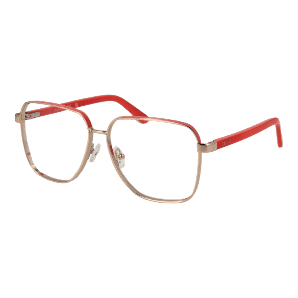 Рамки за очила Guess GU50125 57074 в златиста рамка — изглед отпред