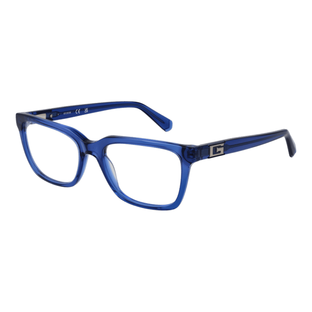 Рамки за очила Guess GU50132 54090 в синя рамка — изглед отпред
