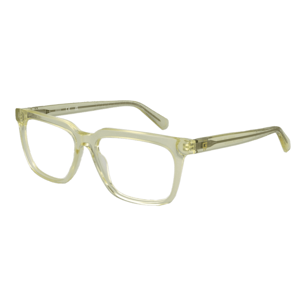 Рамки за очила Guess GU50133 55039 в жълта рамка — изглед отпред