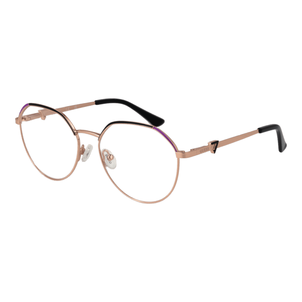 Рамки за очила Guess GU2866 53005 в розово злато рамка — изглед отпред