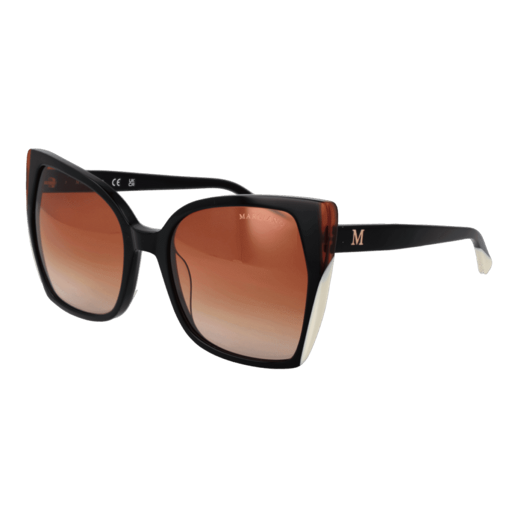 Слънчеви очила Marciano by Guess GM0831 5805F в черна рамка — изглед отпред