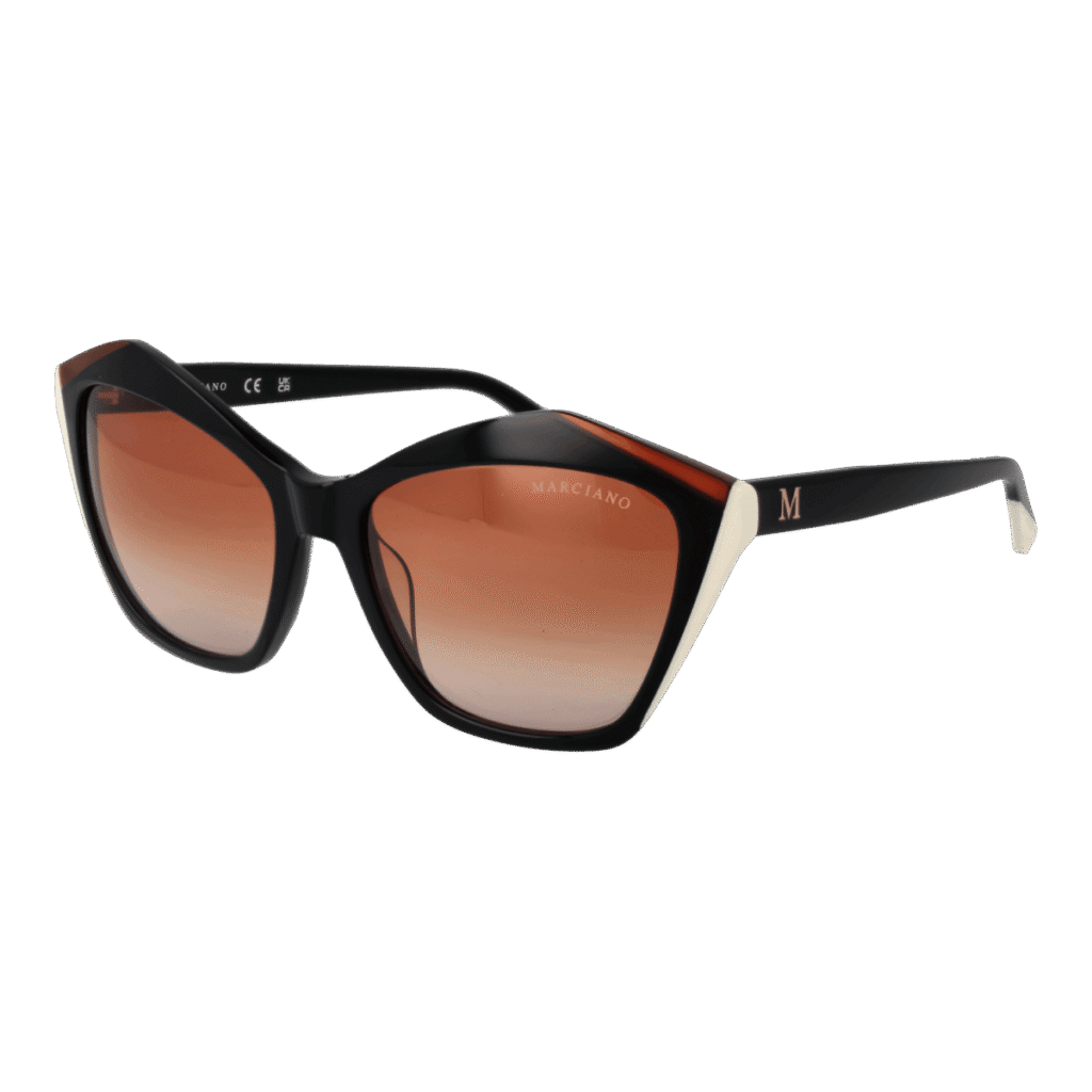 Слънчеви очила Marciano by Guess GM0832 5905F в черна рамка — изглед отпред