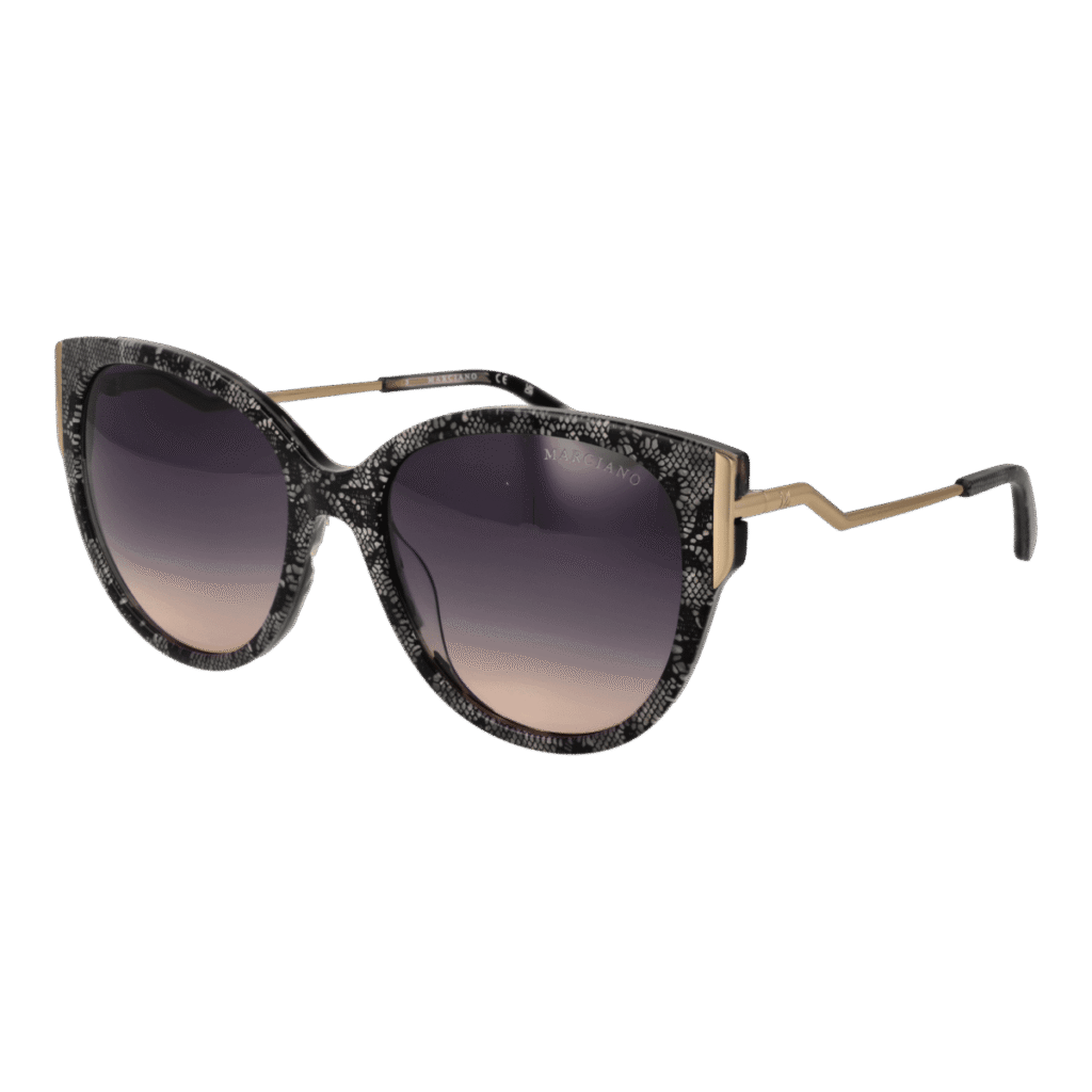 Слънчеви очила Marciano by Guess GM0834 5620B в черна рамка — изглед отпред