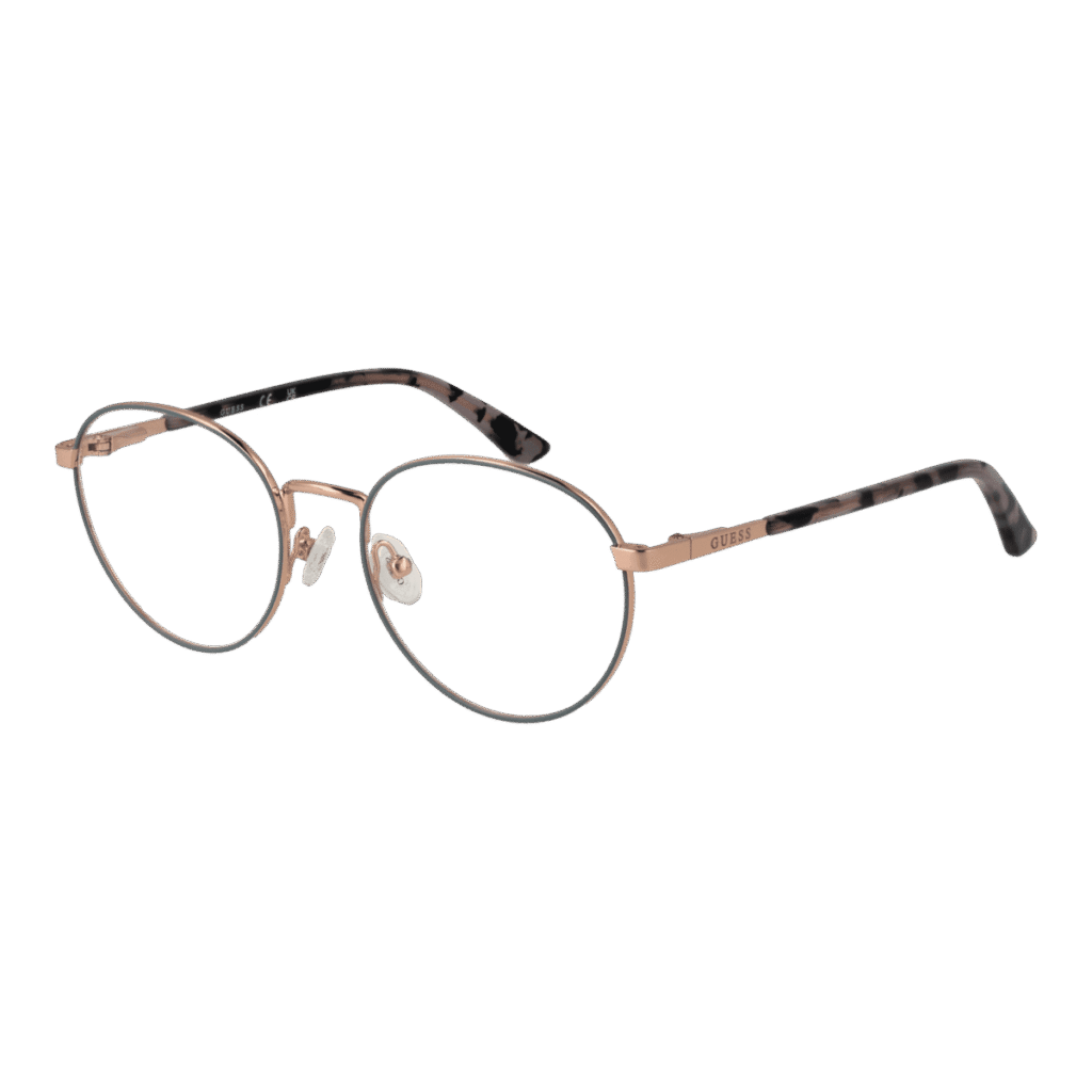 Рамки за очила Guess GU8274 49028 в розово злато рамка — изглед отпред