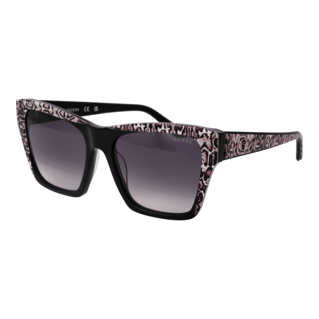 Слънчеви очила Guess GU00113 5505B в черна рамка — изглед отпред
