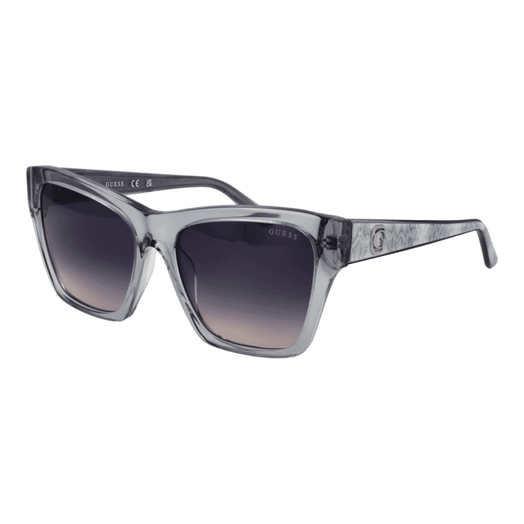 Слънчеви очила Guess GU00113 5520B в сива рамка — изглед отпред