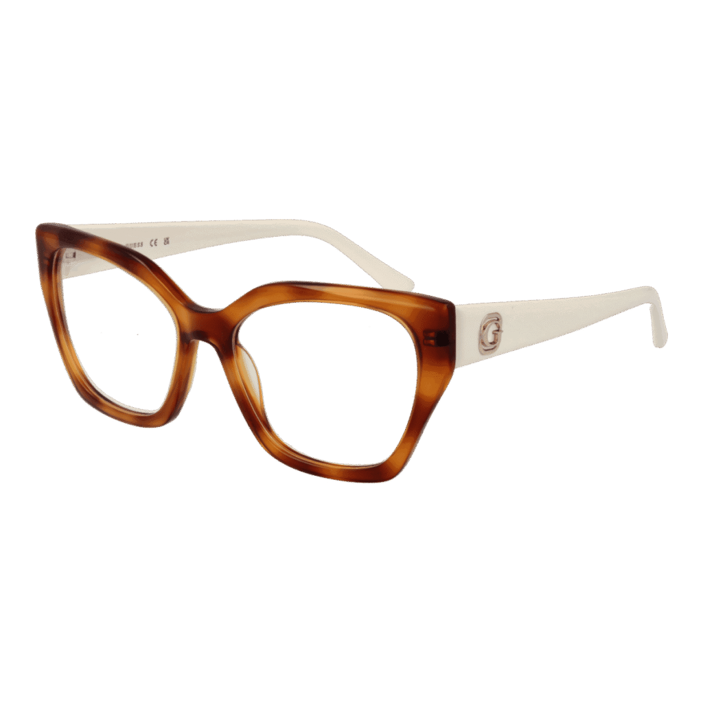 Рамки за очила Guess GU50112 55053 в кафява рамка — изглед отпред