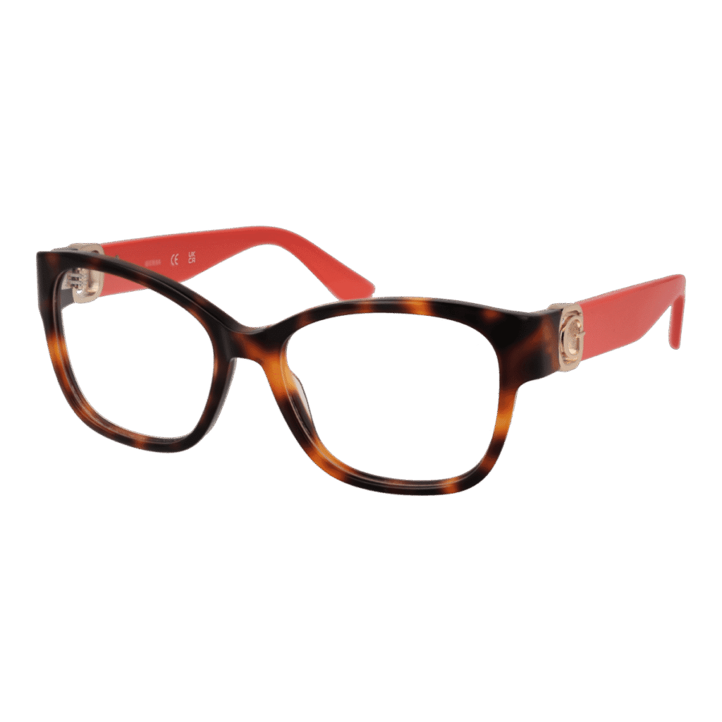 Рамки за очила Guess GU50120 52052 в кафява рамка — изглед отпред