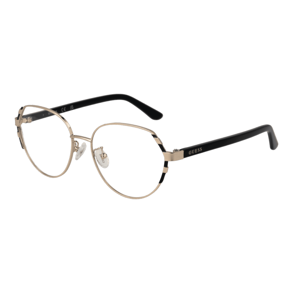 Рамки за очила Guess GU50156-D 53032 в златиста рамка — изглед отпред