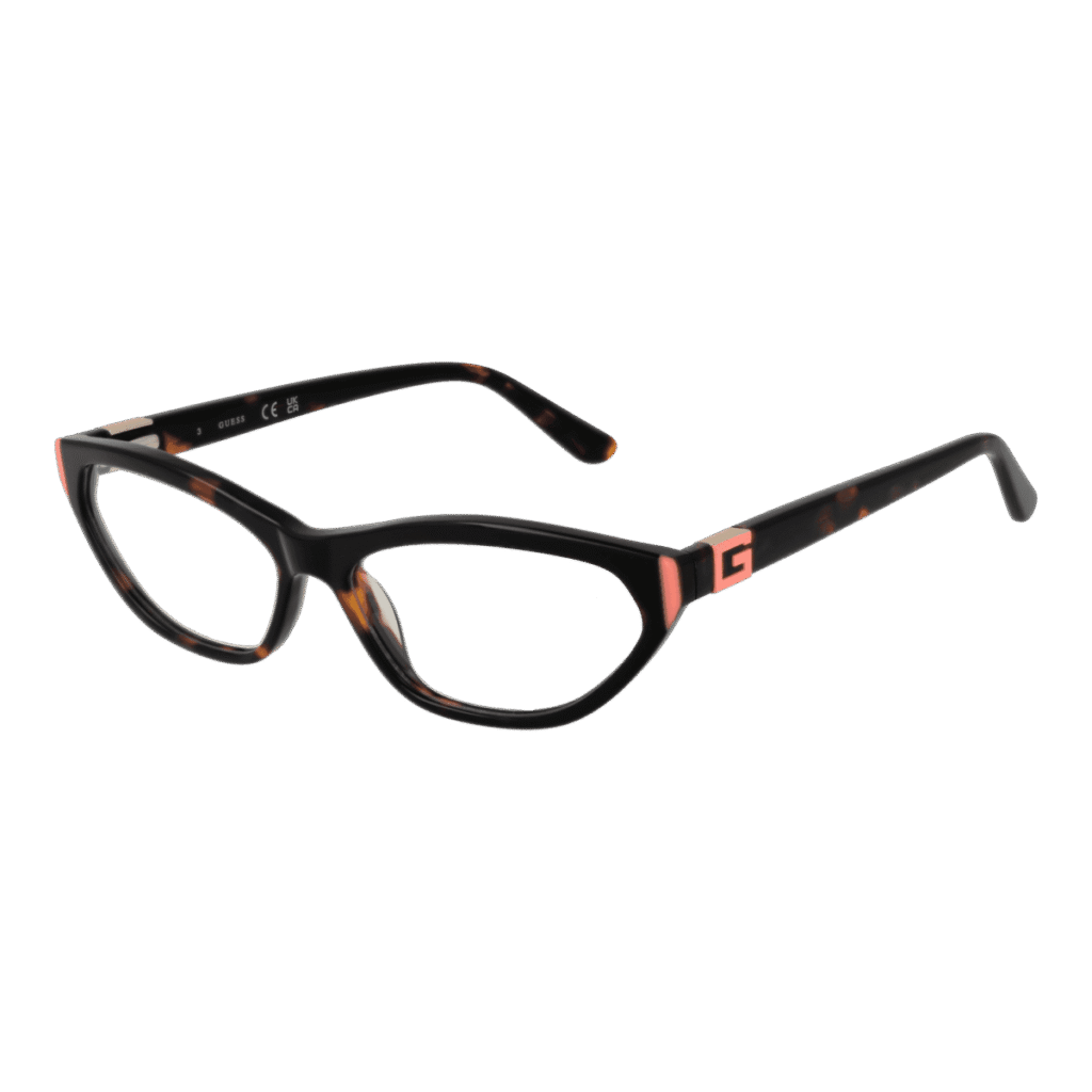 Рамки за очила Guess GU50146 54052 в кафява рамка — изглед отпред