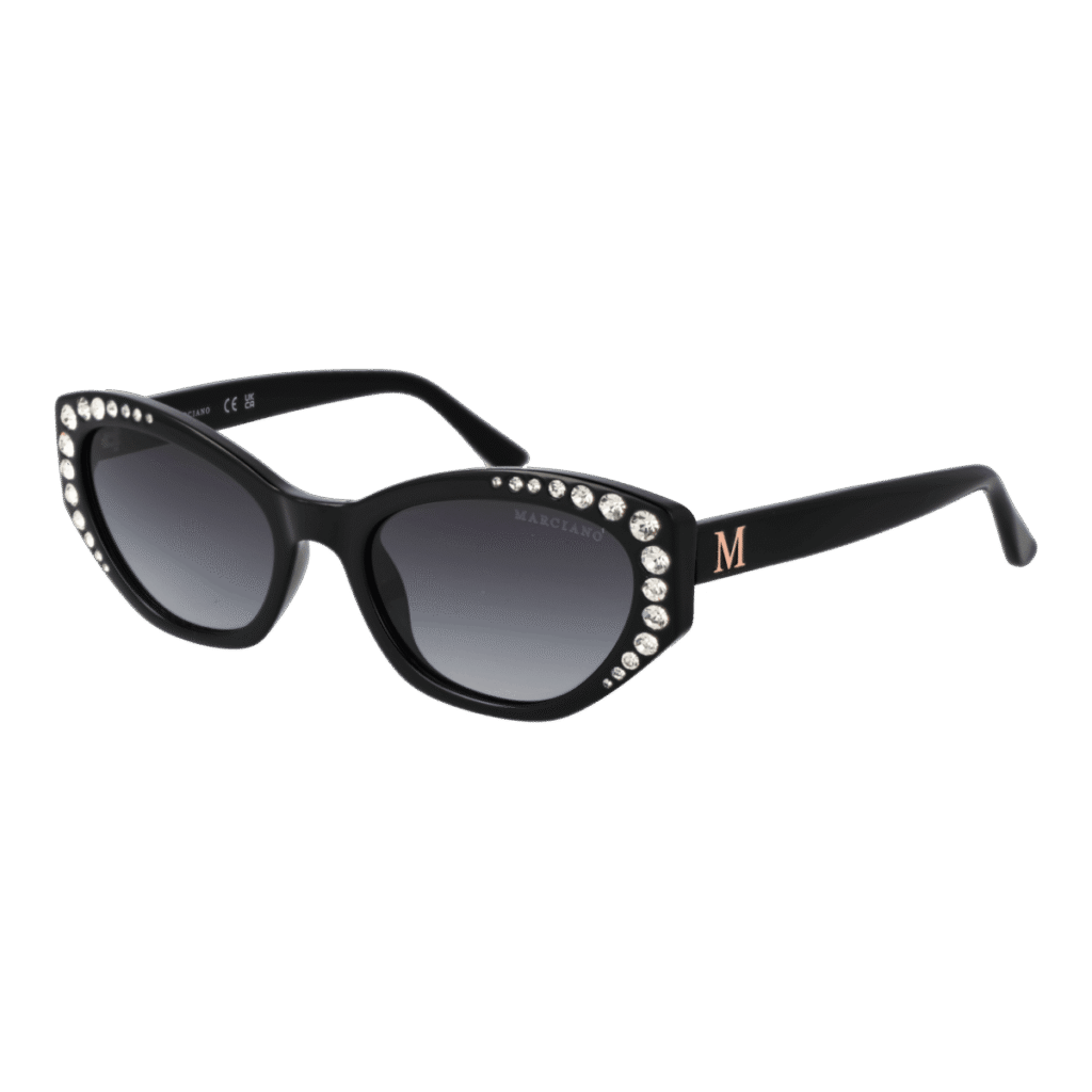 Слънчеви очила Marciano by Guess GM00001 5501B в черна рамка — изглед отпред