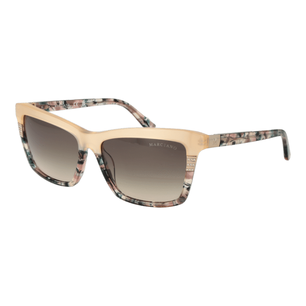 Слънчеви очила Marciano by Guess GM00010 5759P в бежова рамка — изглед отпред